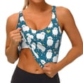 thumbnail image 3 of Balery Cute Sheep And Hearts Pattern Racerback Sports Bras for Women - Padded Seamless High Impact Support for Yoga Gym Workout Fitness-X-Large, 3 of 8