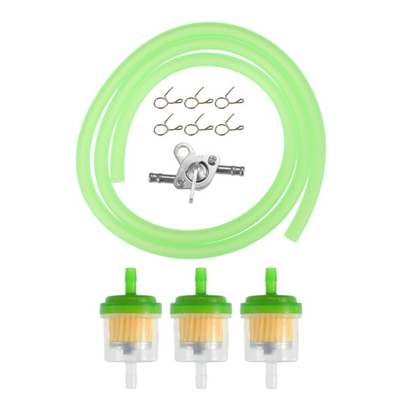 1 Set Motorcycle Fuel Hose Fuel Filters with Valve Petcock for CRF50 70 90 150CC ATV Moped Green