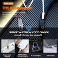 thumbnail image 4 of Linterna frontal LED Yashi recargable superbrillante impermeable gris, 4 of 5
