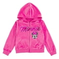 thumbnail image 4 of Conjunto de atuendo Disney, sudadera con capucha de terciopelo de Minnie Mouse, modelo Jogger 2T par, 4 of 5