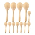 thumbnail image 3 of Maracas de madera sin terminar, maracas en blanco para niños y adultos, instrumento musical de arena 12 piezas, 3 of 9