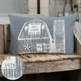 thumbnail image 2 of VHC Brands Sawyer Mill Blue Farmhouse Throw Pillow with Insert for Living Room Sofa Couch Rustic Bedroom Decor - Barn 14x22, 2 of 5
