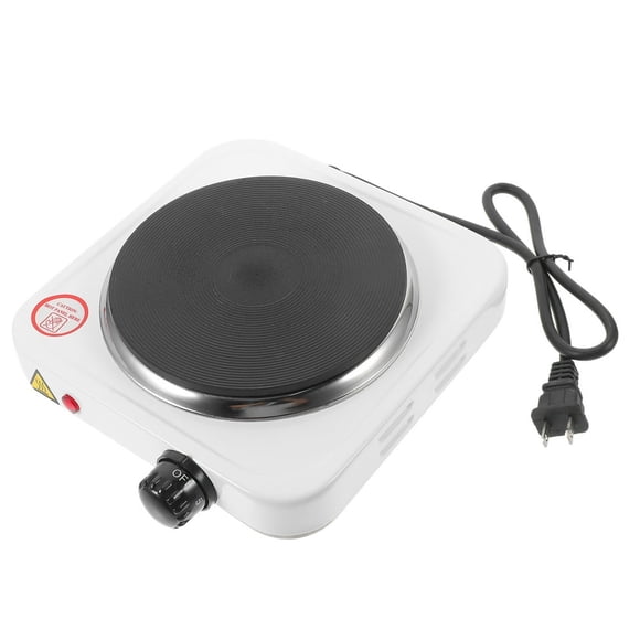 EASTIN Electric Single Burner with Temperature Control for Home White Color Small Size Portable Cooktop Electric Stove