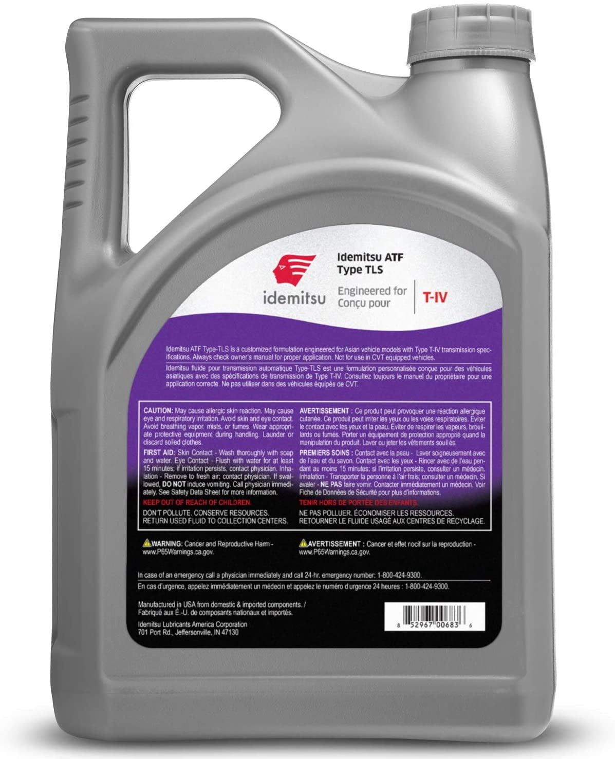 Idemitsu 30040093-95300C020 ATF Type TLS (T-IV) Automatic Transmission Fluid