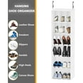 thumbnail image 3 of SpaceAid 2 Pack Hanging Closet Organizer and Storage with Dividers, White, 3 of 7