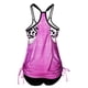 thumbnail image 4 of Traje de baño de dos piezas para mujer, trajes de baño para mujer, traje de baño de dos piezas con top sin mangas y shorts, traje de baño conservador para mujer, 4 of 5