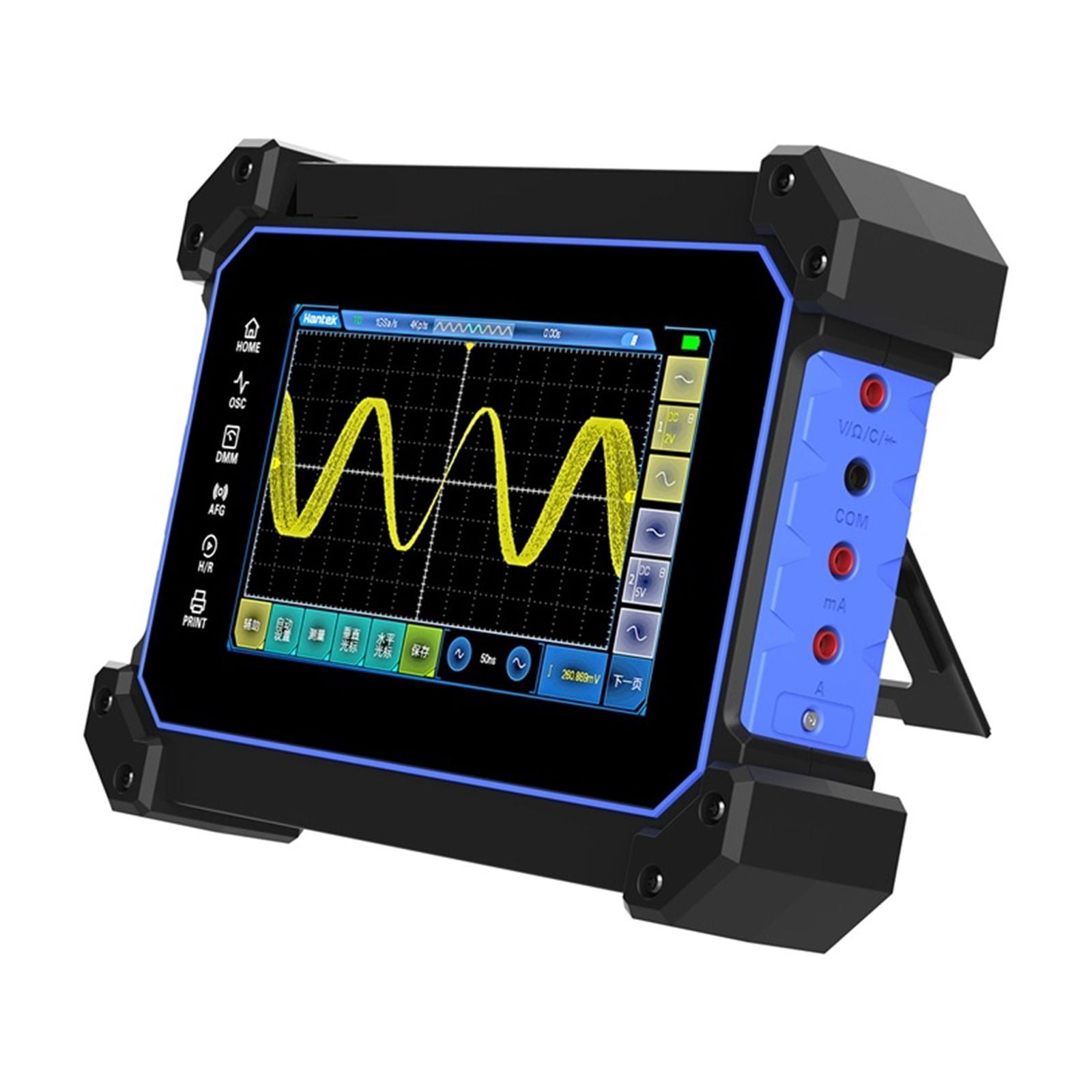 3 in 1 Digital Stora Oscilloscopes + Signal Source+Multimeter 2 Channels 110Mhz Bandwidth Portable Osciloscopio ,Professional Designed