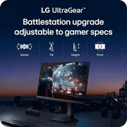 LG UltraGear 27 Dual Mode Gaming Monitor | 4K UHD 180Hz or FHD 360Hz, 1ms | 95% DCI-P3, HDR400, IPS | NVIDIA G-SYNC Compatible, AMD FreeSync Premium | Adjustable Stand