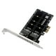 thumbnail image 1 of Tarjeta de expansión M.2 SATA a PCIE Tarjeta de matriz de disco dual RAID Soporte útil SSD M.2, 1 of 9