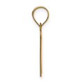 thumbnail image 2 of Diamond2Deal 10K Or Jaune Poli Gravé Lettre avec Pendentif Initial pour Femmes, 2 of 4