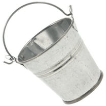 LULULION Dollhouse Miniatures Ice Bucket Mini House Decor Silver 1Pack for New Year Celebration