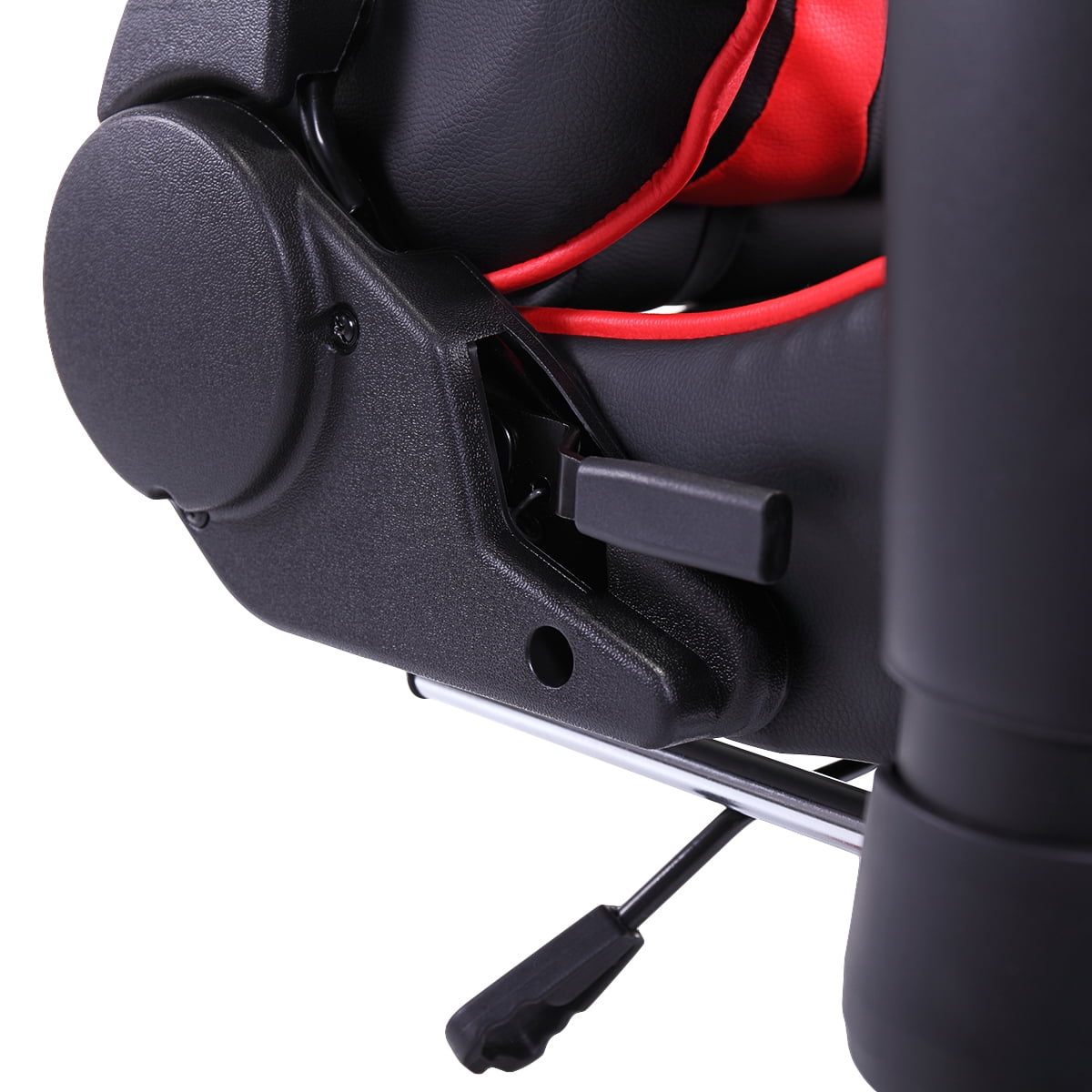 Kepooman High-Back Swivel Gaming Chair, Reclining Ergonomic Computer Chair with Lumbar Support - Red Kepooman High-Back Swivel Gaming Chair, Reclining Ergonomic Computer Chair with Lumbar Support - Red