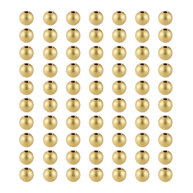 Cuentas Rondelle de 14K OD 6 mm ID 1.5 mm Chapadas en Oro Latón Redondas para Hacer Joyas de Bricolaje 100 Pcs