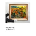thumbnail image 6 of DECORARTS - The Red Vineyards - Vincent Van Gogh. Giclee Print on Canvas with matching Golden-relief Framed Wall Art. Total with Framed size: 30x26, 6 of 7