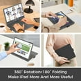 thumbnail image 3 of NOKBABO for iPad 10th & 11th (A16) Generation Case with Keyboard,iPad Air 11 Keyboard(M3/M2), Keyboard for iPad Pro 11 (4th/3rd/2nd/1st) & iPad Air 5/4th, Trackpad,360&Acirc;, 3 of 8