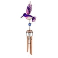 thumbnail image 1 of 3D Stereoscopic Hummingbird Resin Wind Chime Metal Pendant: Vividly Colorful Wind Chime Decoration With Exquisite And Lifelike Hummingbird Design, 1 of 4