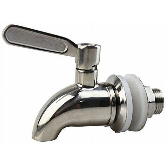 Grifo de repuesto para dispensador de bebidas de acero inoxidable, grifo para fermentador de barril de cerveza casera, grifo para dispensador de vino, cerveza, bebidas y jugos