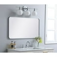 thumbnail image 3 of Soft corner metal rectangular mirror 22x40 inch in Silver, 3 of 5