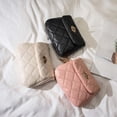 thumbnail image 4 of Trendy Temperament For Girls Lattice Cloud Shape Coins Purse Shoulder Messenger Bags Korean Handbag Women Chain Bag Crossbody Bag WHITE, 4 of 8