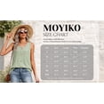 thumbnail image 7 of MOYIKO Tank Tops for Women Eyelet Crew Neck Sleeveless Tops Dressy Casual Trendy Flowy Summer Shirts Loose Fit, 7 of 7