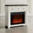 thumbnail image 4 of Jofran Hearthside Modern Rustic 32" Electric LED Fireplace 5000 BTU Console TV Stand, 4 of 6