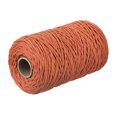 thumbnail image 1 of Macramé Cordón Brillante Marrón 300m/328 Yardas 3mm Diámetro Algodón Cuerda Cordel Cuerda Retorcido Trenzado Cordón para Planta Colgador, Tejer, Macramé Anudar, 1 of 7