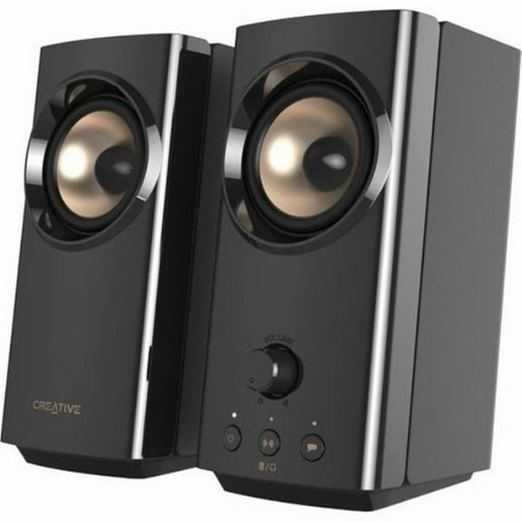 T60 Compact 2.0 Desktop Speaker System, Black