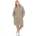 thumbnail image 1 of White Mark Women's Hoodie Sweatshirt Dress, 1 of 6