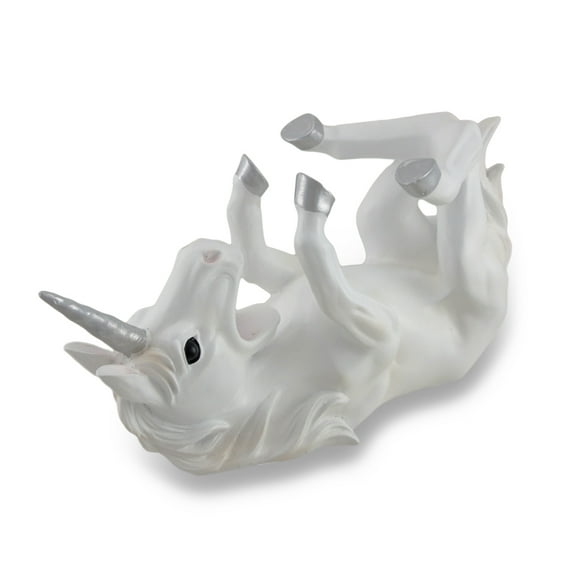 White Unicorn Wine Display Wine of Purity Bottle Holder