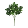 thumbnail image 2 of Lifelike Artificial Green Plants, Staron Realistic Potted Foliage Arrangements for Home Decor, Maintenance-Free Indoor Outdoor Decorative Plants with Natural Vein Details, Green, 2 of 6