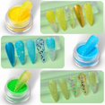 thumbnail image 3 of Warmfits Iridescent Nail Art Fine Glitter Ice Queen Mermaid Nail Art Crystal Diamond Powder Dust Set 12Colors Iridescent Pearlescent Sparkles Shiny Pigment Raw Sugar Dust Effect Fine Glitter 12 Boxes, 3 of 7