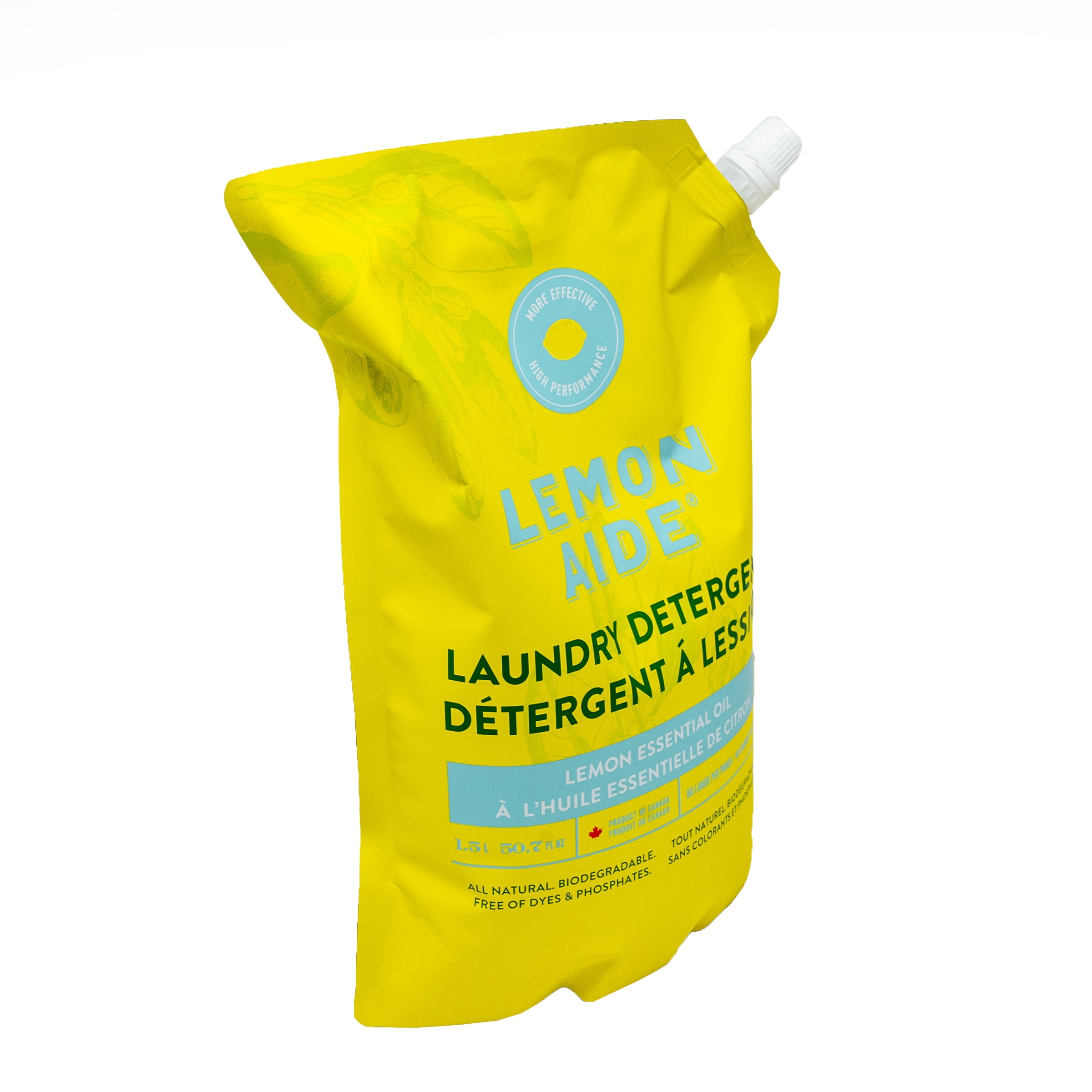 Lemon Aide, Laundry Detergent, Lemon, 1.5L