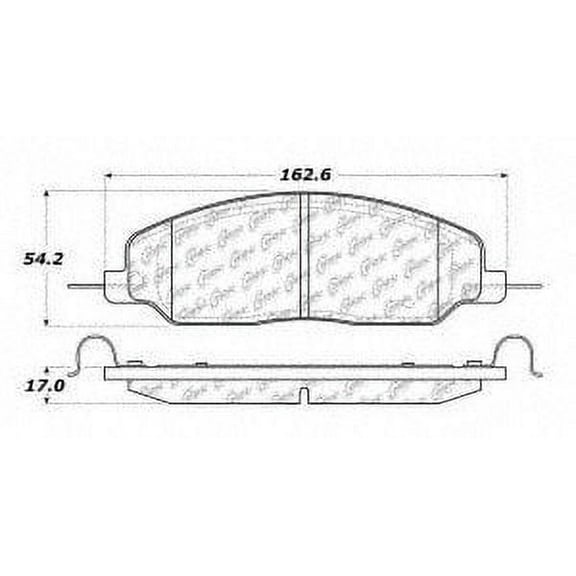 Centric Parts - Ceramic Pads