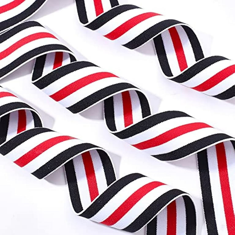 2 inch (50mm) Wide Colorful Striped Jacquard Soft Elastic Bands,Waistband  Elastic,Sewing Elastic