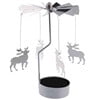thumbnail image 4 of Candelero giratorio giratorio con luz de té, candelabro de metal para decoración del hogar de Navidad, candelabro de metal Yuarrent JJ8918-01B, 4 of 5