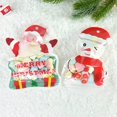 thumbnail image 3 of Bolsas de plástico para embalaje de dulces de Navidad, bolsas de almacenamiento para aperitivos, galletas, Papá Noel, recuerdos para niños, decoración de Navidad, 10 piezas, 3 of 4