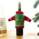 thumbnail image 2 of Cubierta de botella de vino de vino de la Navidad 3 unids para el restaurante, 2 of 5