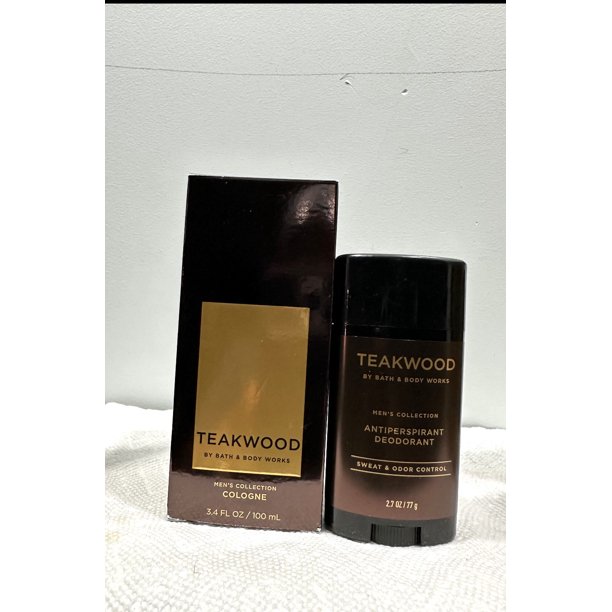 Bath & Body Works Teakwood Men's Collection 2 Piece Gift Set (Cologne 3