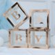 thumbnail image 3 of Caja transparente de oro rosa de 30x30cm para bebé, caja de A-Z con letras, nombre de niña, decoraciones para fiesta de primer cumpleaños, boda, novia, Baby Shower, 3 of 4