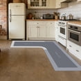 thumbnail image 6 of EGYMEN L Corner Rug, Soft Microfiber Kitchen Mat with Non-Slip Backing, Highly Absorbent Floor Mat for Cooking and Bath, Machine Washable Home Rug, 6 of 7