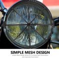 Motorcycle Without Rider Commercial WASHWEPE Black Headlight Protector for Motorcycle with Durable Metal ...