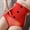 Red, variant on uublik High Cut Panties for Women Beige High Waisted Body Shaper Underwear Womens Seamless Shaping Panties