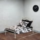thumbnail image 1 of Cama de casa de muñecas a escala 1/12, accesorios para fotos de escena, modelo diminuto, juguete de simulación para niños, cama en miniatura, muebles Blanco, 1 of 8