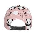 thumbnail image 3 of Lsque Panda Baseball Cap Trucker Low Profile Hat Golf Dad Hat Adjustable Original Classic Unconstructed Plain Cap Men Women, 3 of 9