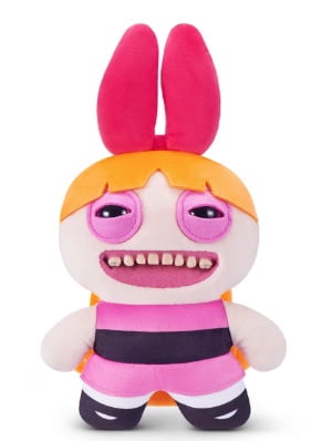 Fuggler Powerpuff Girls 9-Inch Plush Toy (Set of 4) by ZURU – Funny Ugly Monster Stuffed Animal with Human-Like Teeth, Collectible Plush for Kids, Tweens, Teens, Adults & Cartoon Fans