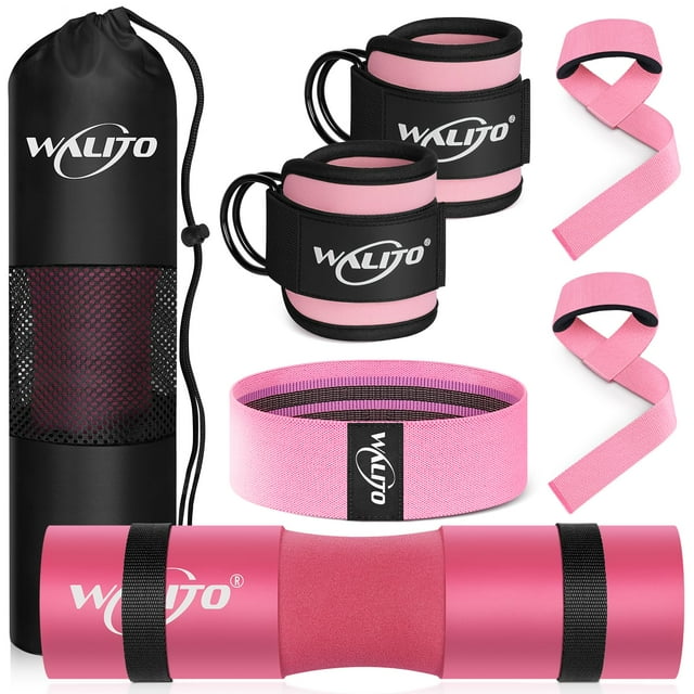 Juego de mancuernas WALITO para Hip Thrust con accesorios, 8 unidades