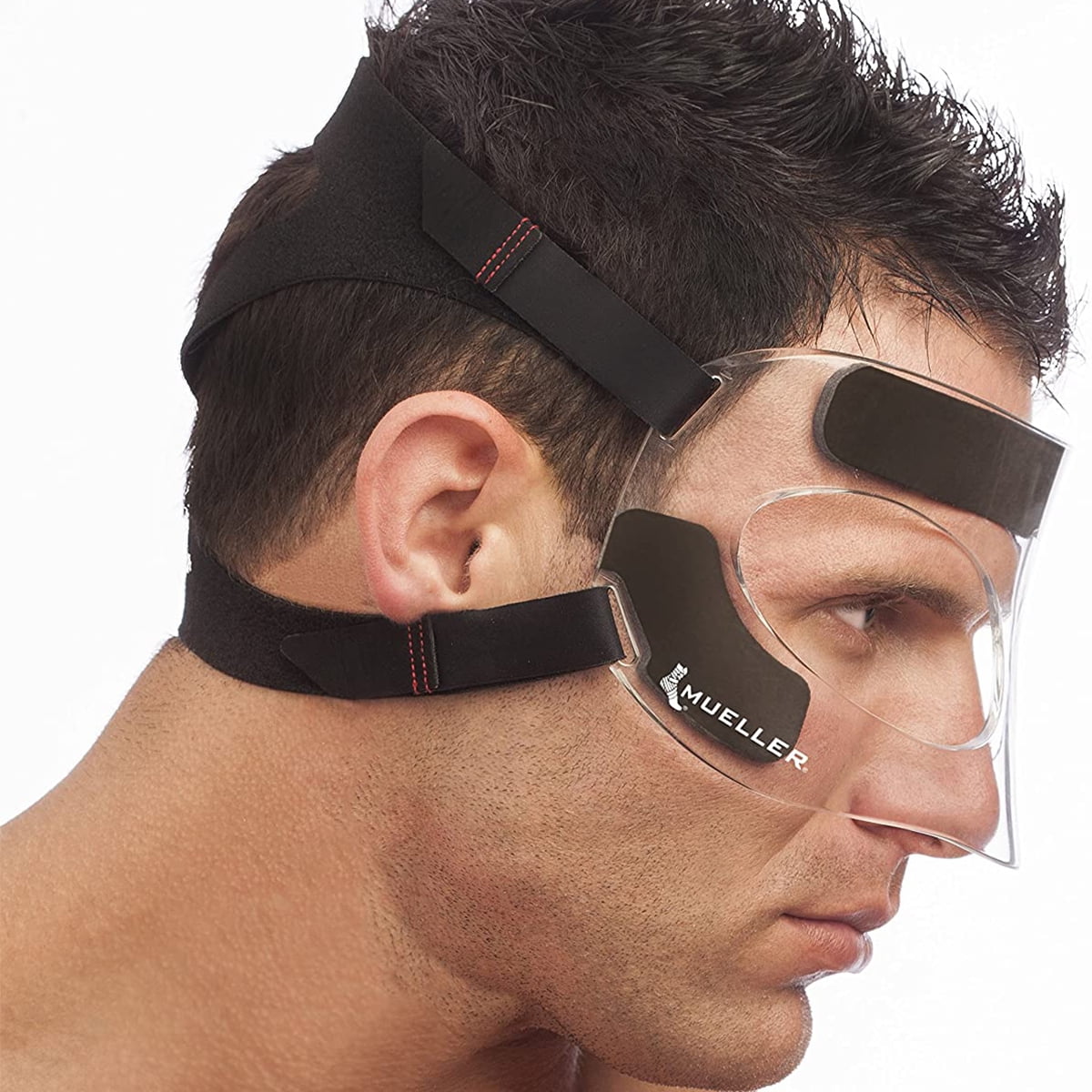 Mueller Sports Medicine Protective Sports Face Guard - Clear