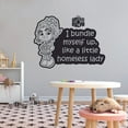 thumbnail image 2 of I Bundle Myself Up Like A Little Homeless Lady Wreck It Ralph Vanellope Vinyl Wall Art Sticker Wall Decal Decoration Home Room Wall Boys Girls Room Playroom Wall Décor Décor Design Size (40x40 inch), 2 of 3