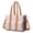 Rainbow Princess Castle-1, variant on Teacher Tote Bag,Rainbow Princess Castle Pattern Teacher Utility Tote Bag,Large Work Tote Bags for Women with Multiple Pockets,Top Zipper Closure,13.8x10.6x6.7 Inch