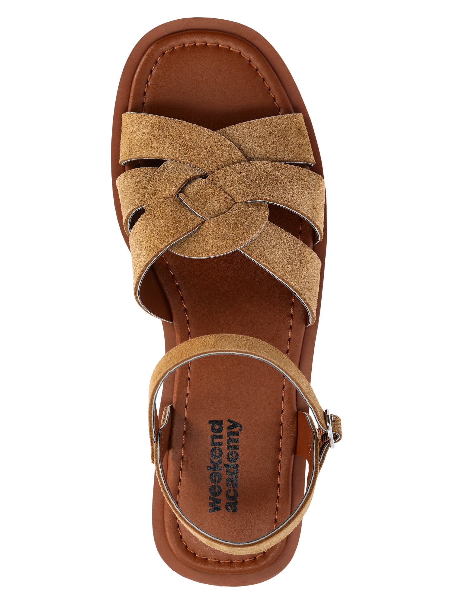 Weekend Academy Girls Faux Suede Sandals